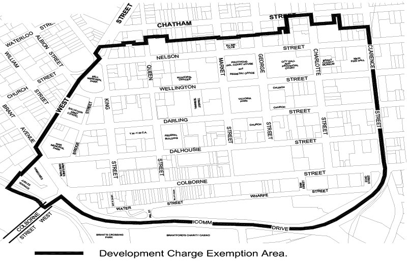 Downtown Exemption Area Map