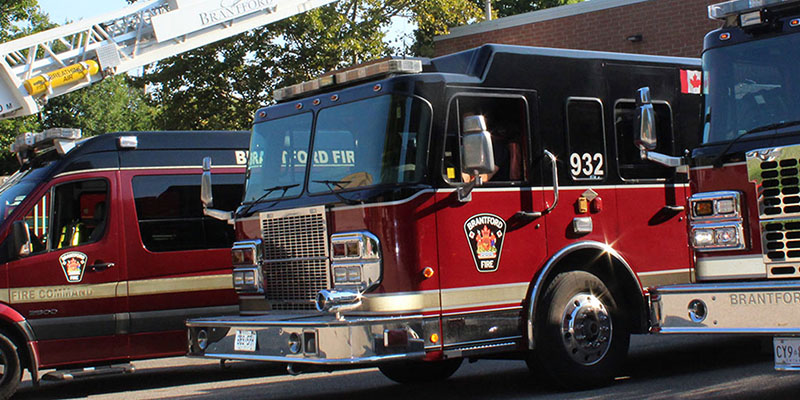 Brantford Fire Department truck