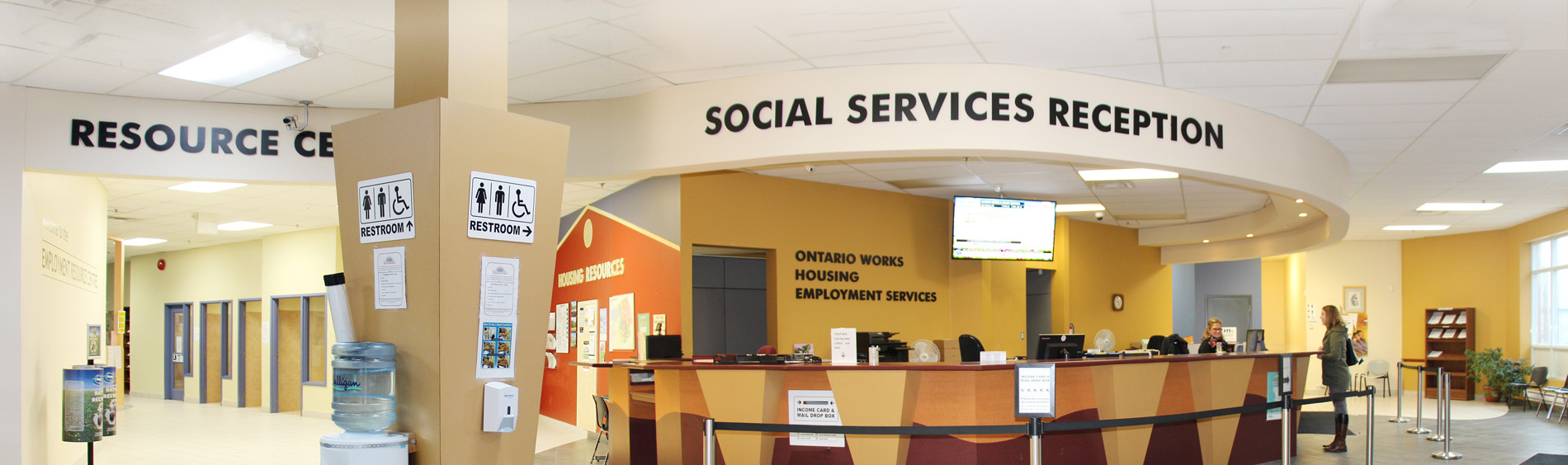 Health and Human Services front desk