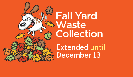 Fall Yard Wast Collection extended until December 14