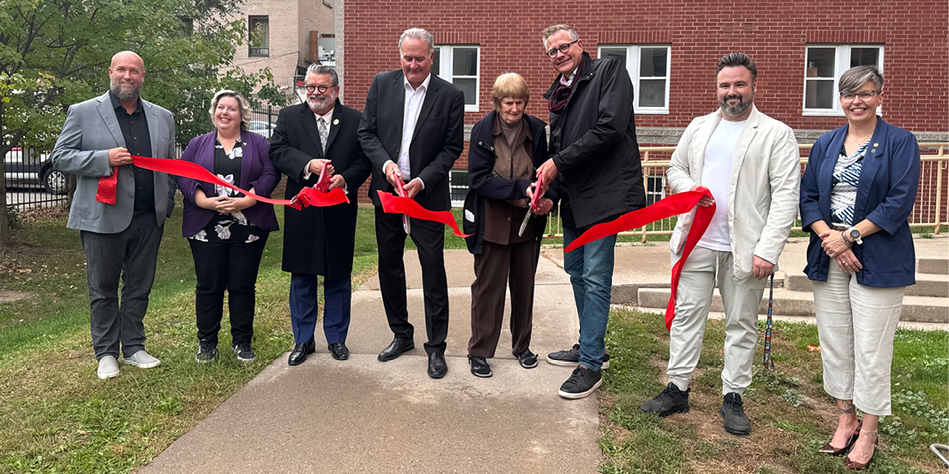 Lucy Marco Place ribbon cutting ceremony