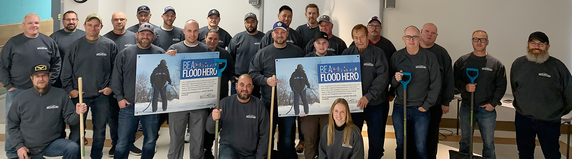 Flood Hero volunteers smiling