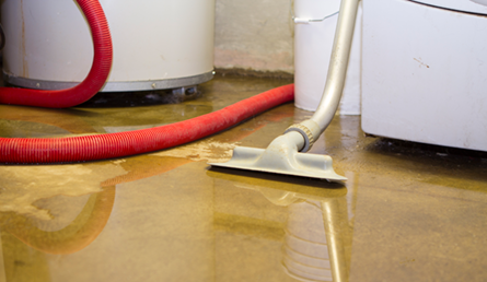 Flooded basement