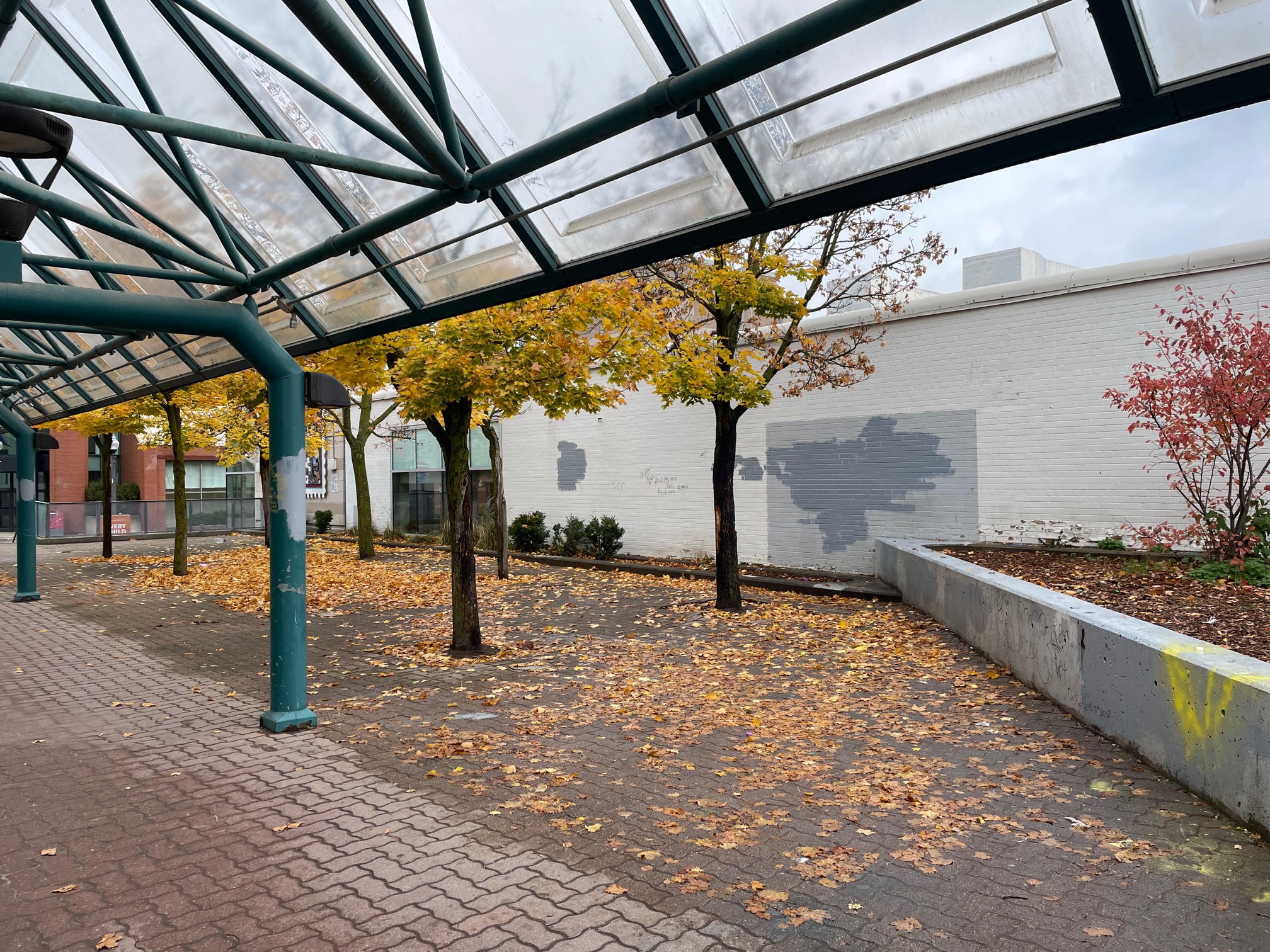 Mural Location, on the west side of the Brantford Public Library (173 Colborne Street)