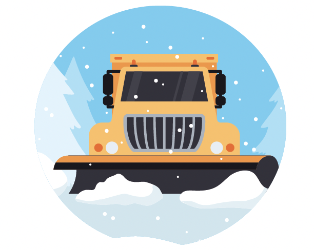 Icon of snow plow