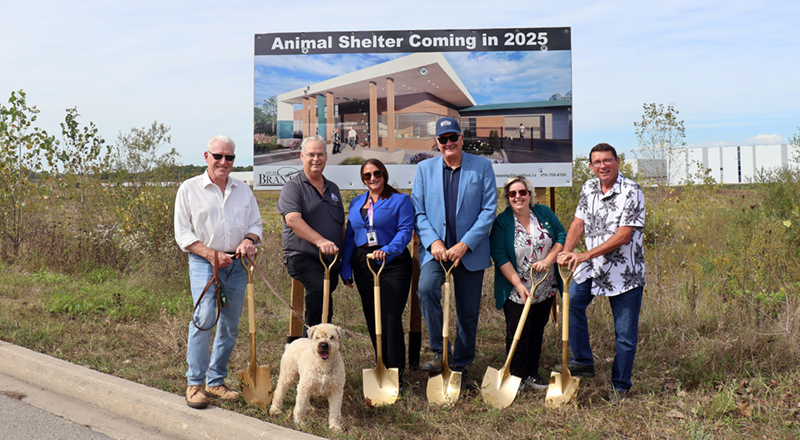 City of Brantford’s Mayor Kevin Davis and Brantford Councillors break ground on a new state-of-the-art Animal Shelter to be built at 10 Kraemer’s Way in Brantford