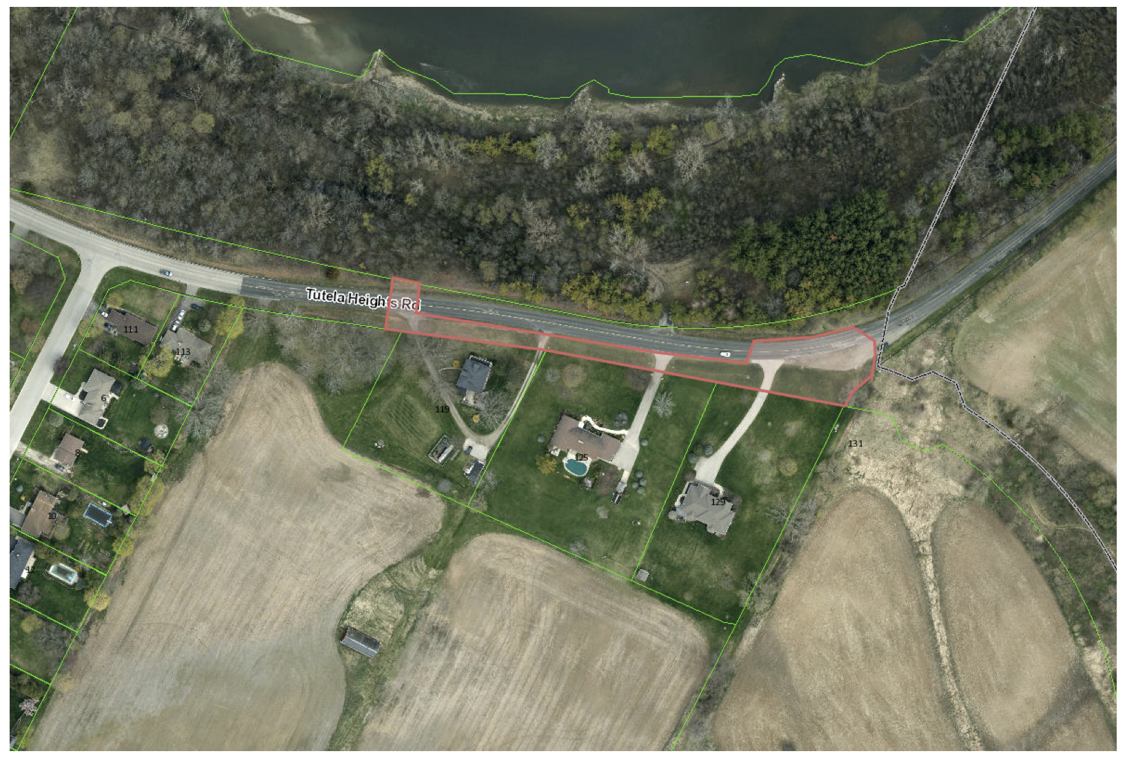 Tutela Heights Slope Stabilization Project Area Map