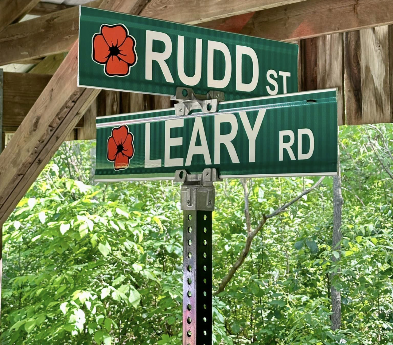 Rudd Leary Street Signs